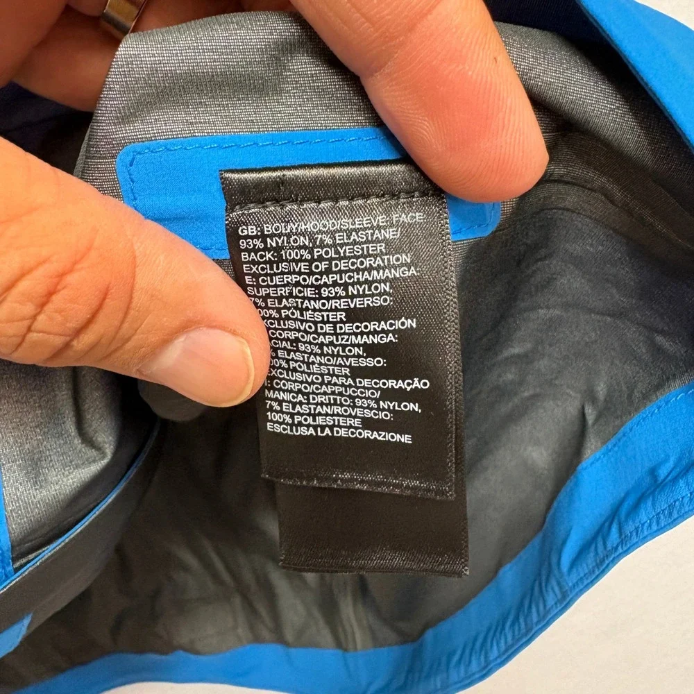 The North Face Flight Series Jacket Mens XXL Blue Hooded Shell Futurelight